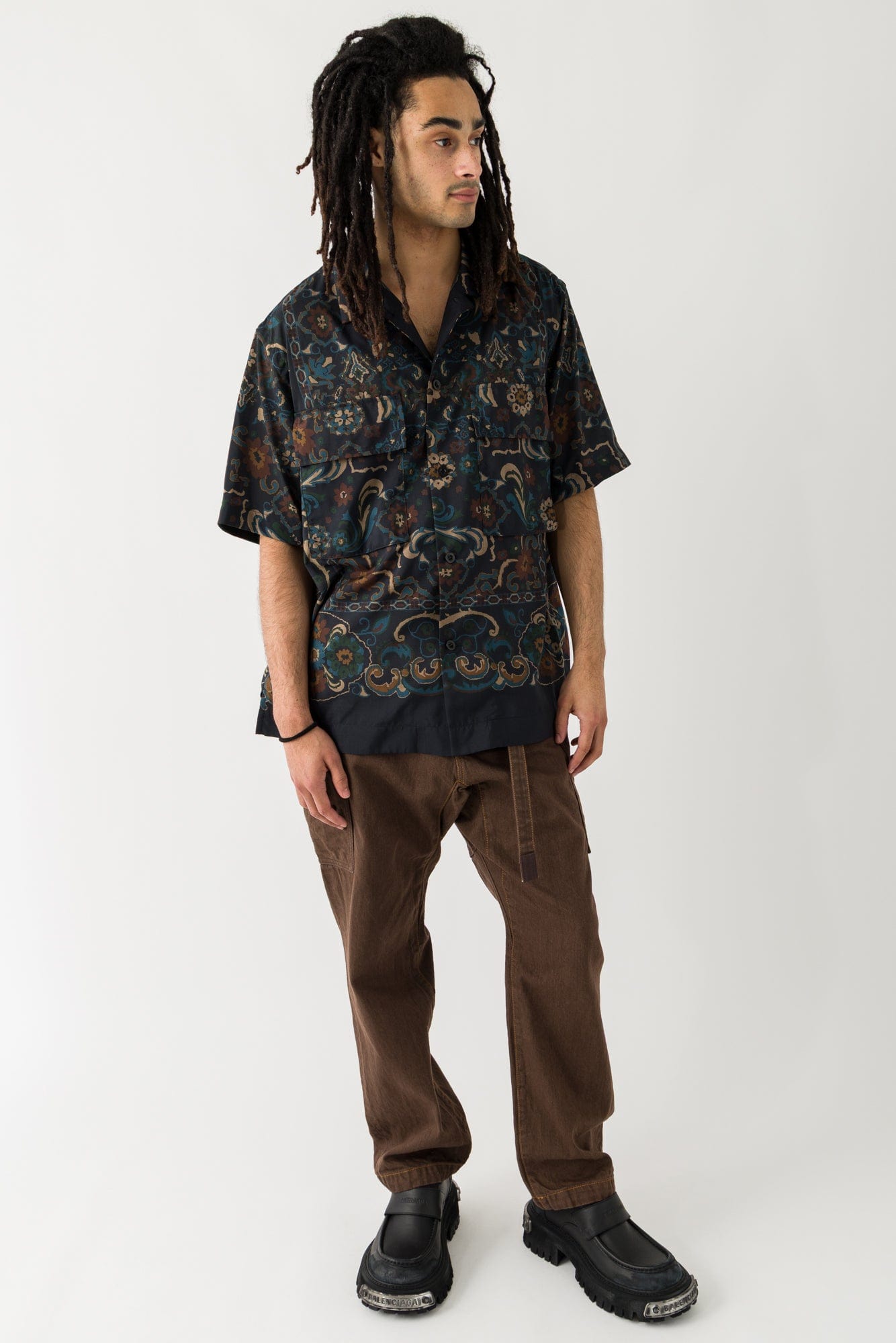 Sacai Floral Print Shirt