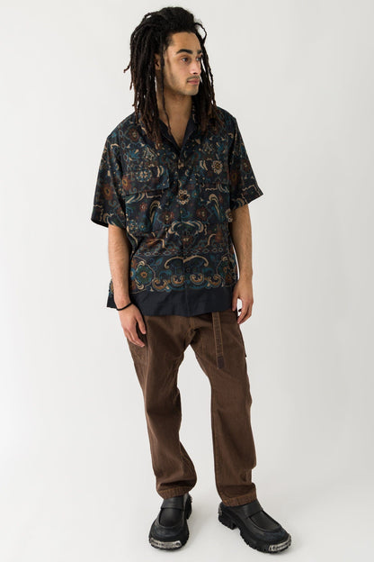 Sacai Floral Print Shirt full look