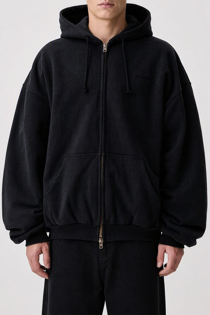 Vetements Puffed Zip-Up Hoodie