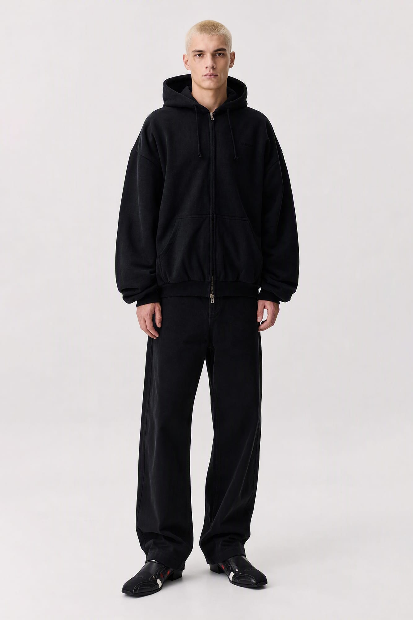 Vetements Puffed Zip-Up Hoodie