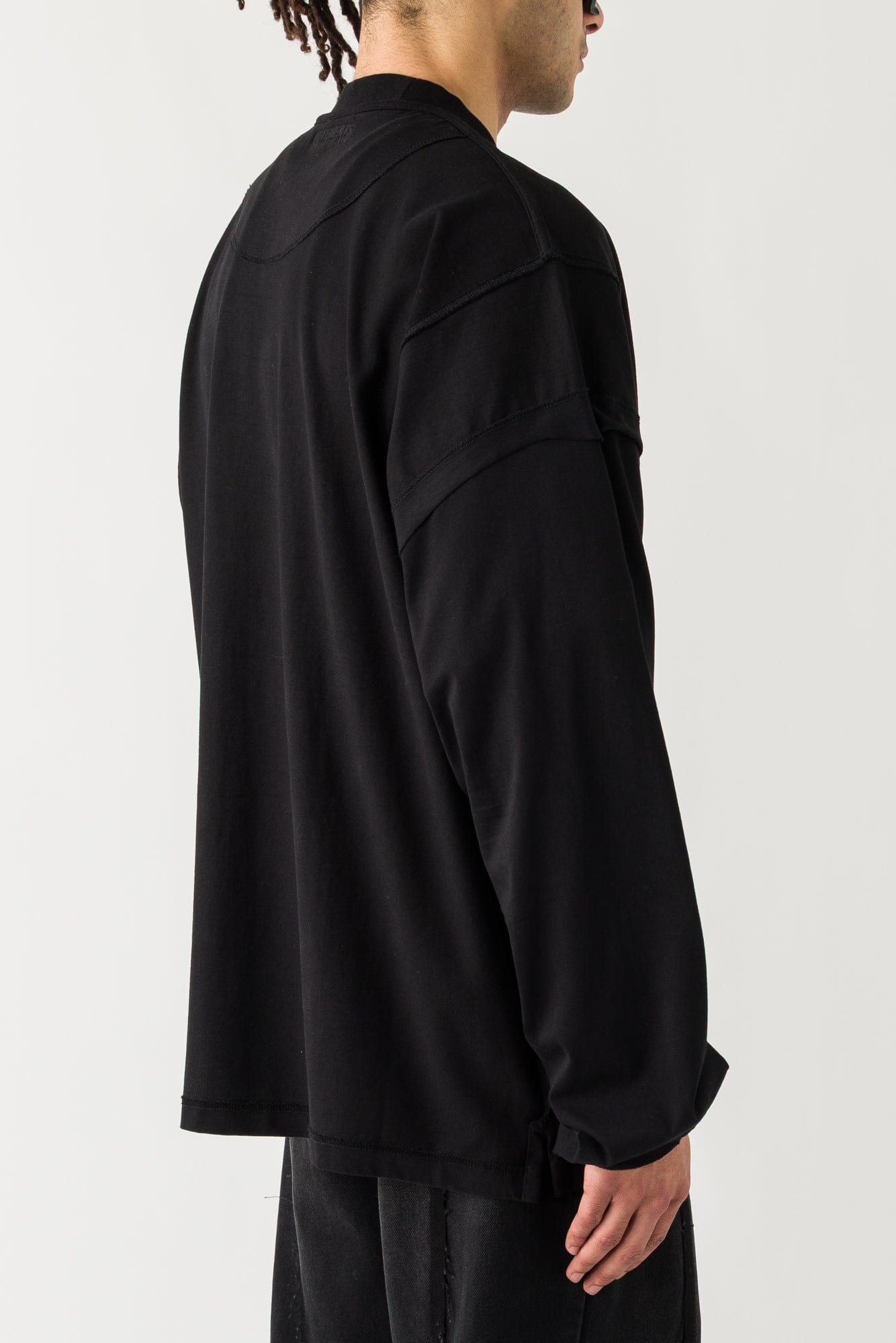 Vetements Shut Down Embroidered Reworked Longsleeve side 2