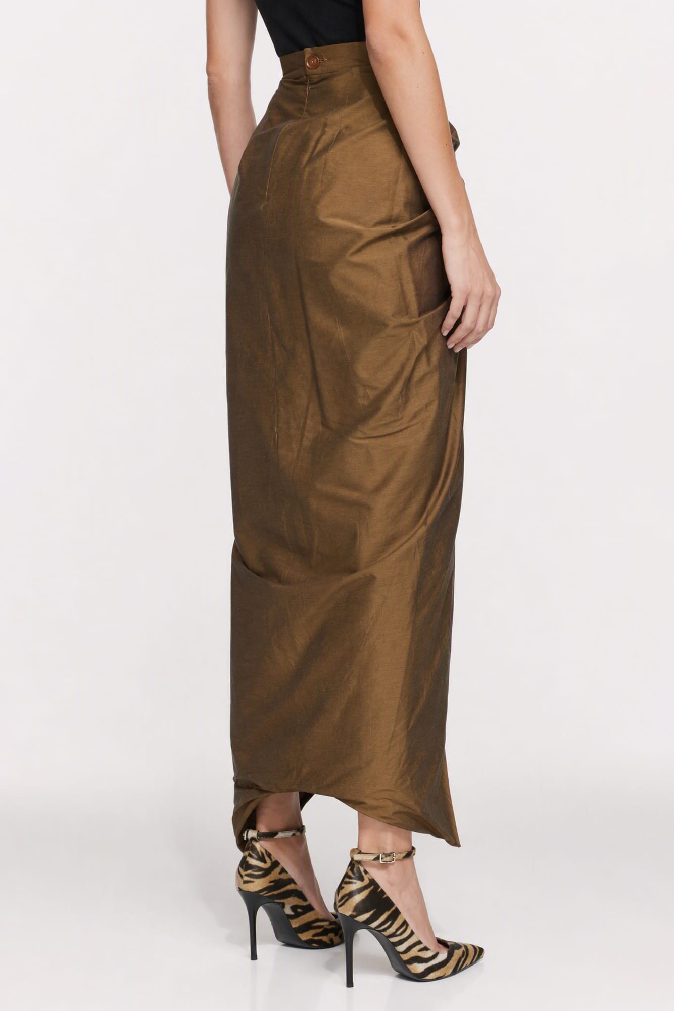 Vivienne Westwood Long Panther Skirt back