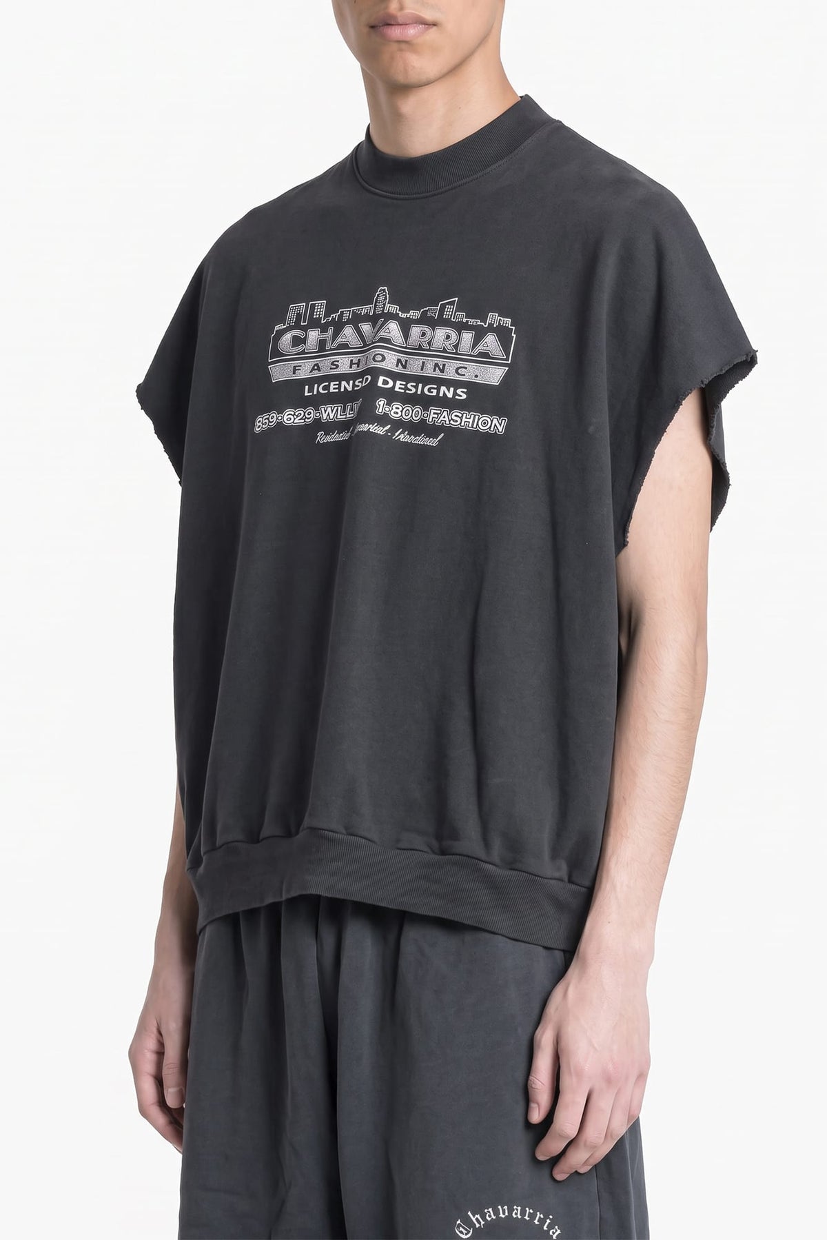Willy Chavarria Licensed Designs Muscle Crewneck