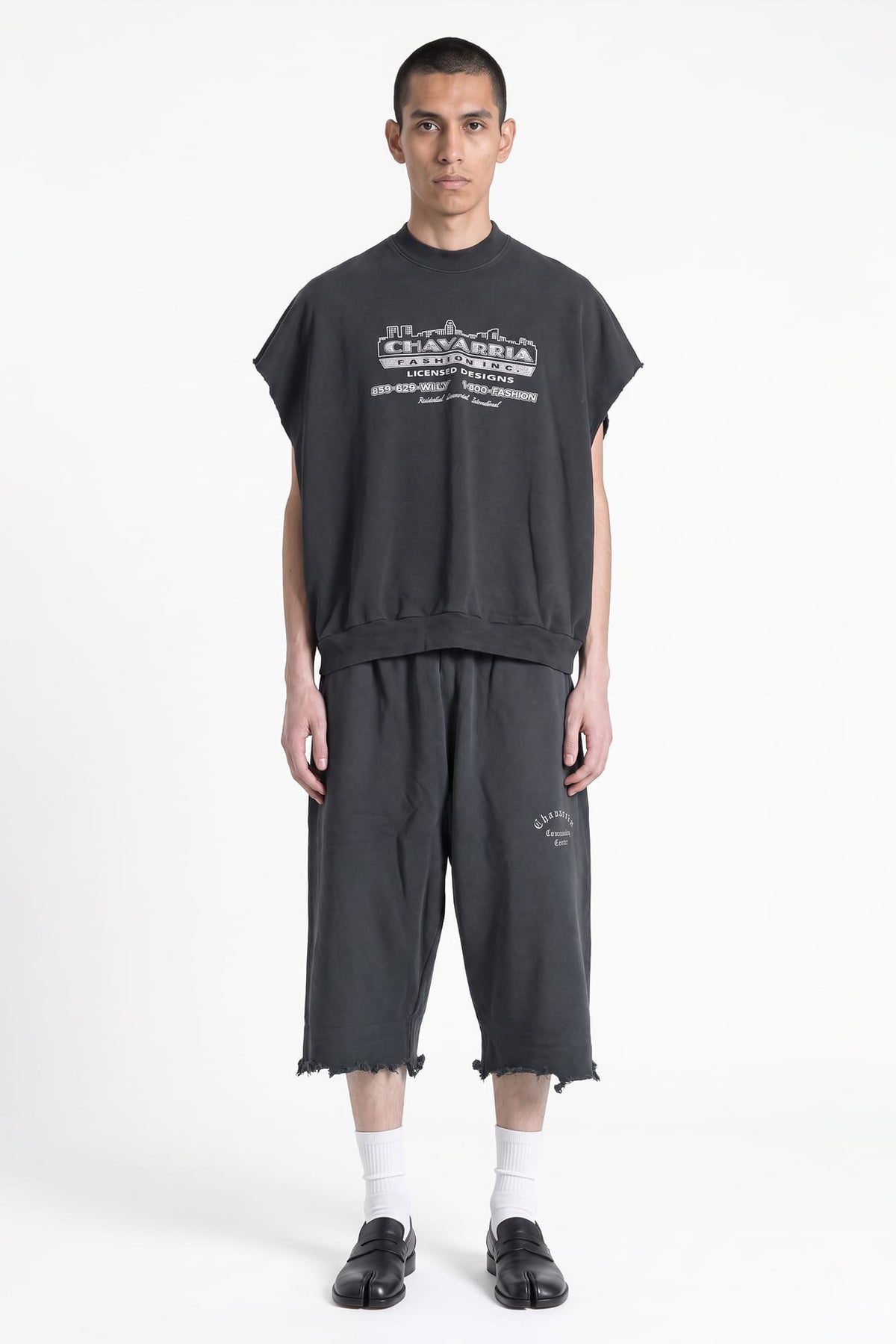 Willy Chavarria Licensed Designs Muscle Crewneck full look