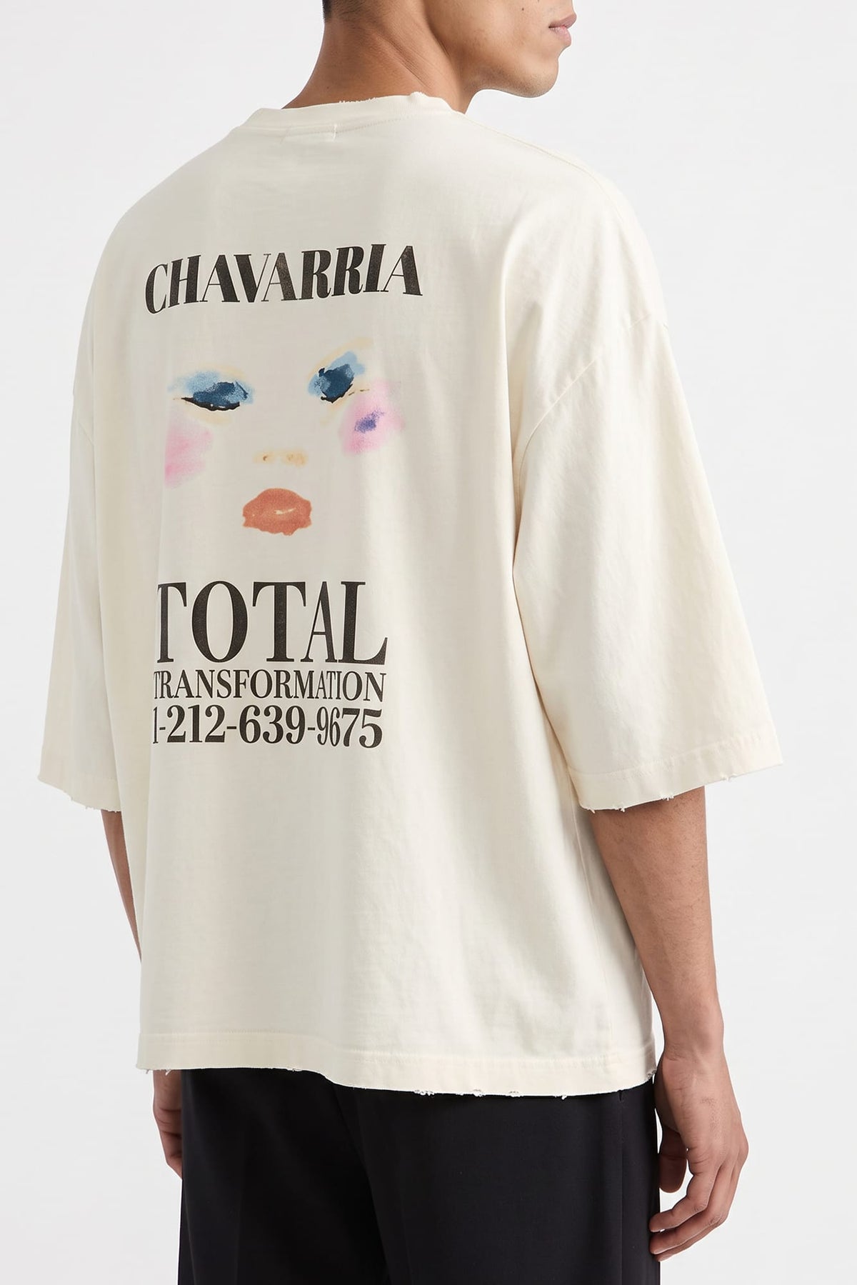 Willy Chavarria Transformation Buffalo Tee back