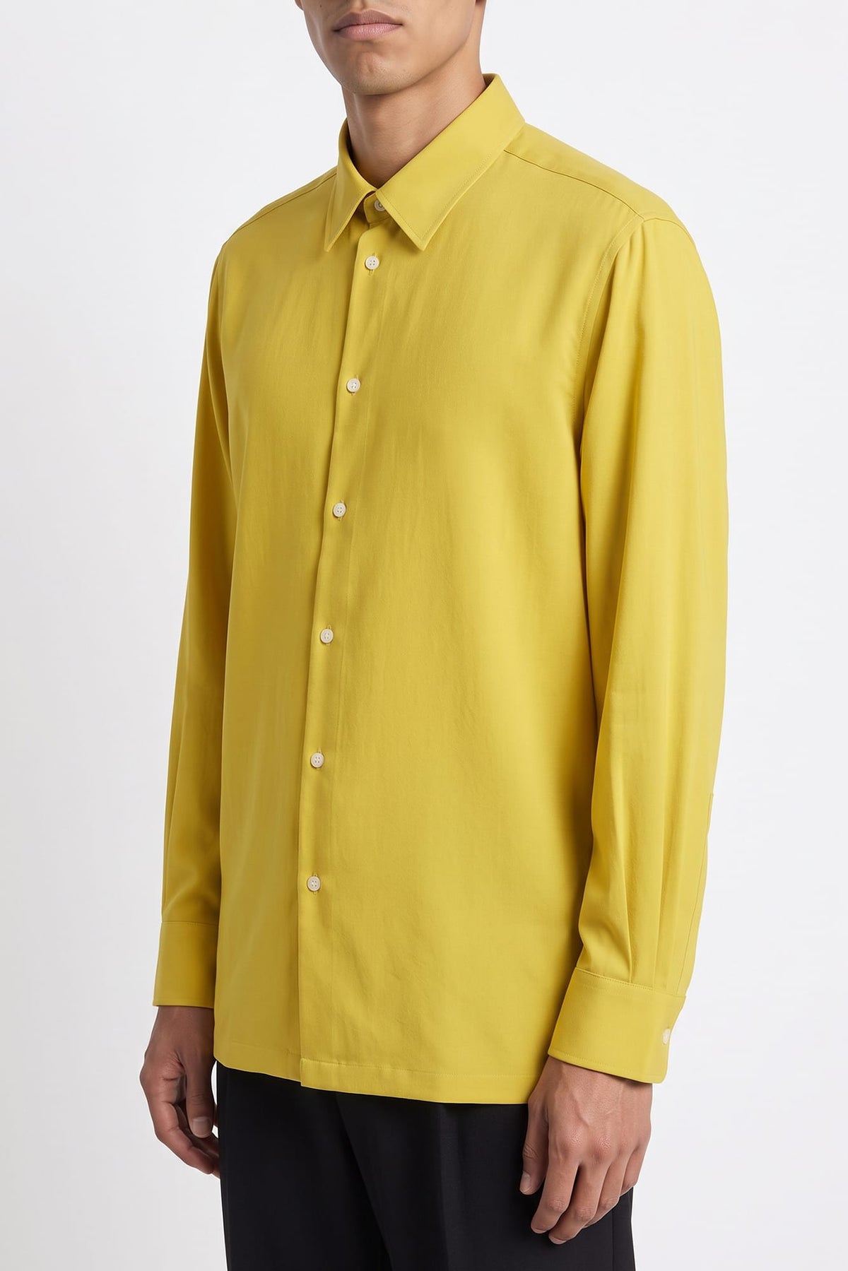 Willy Chavarria Woolen Button up Shirt side