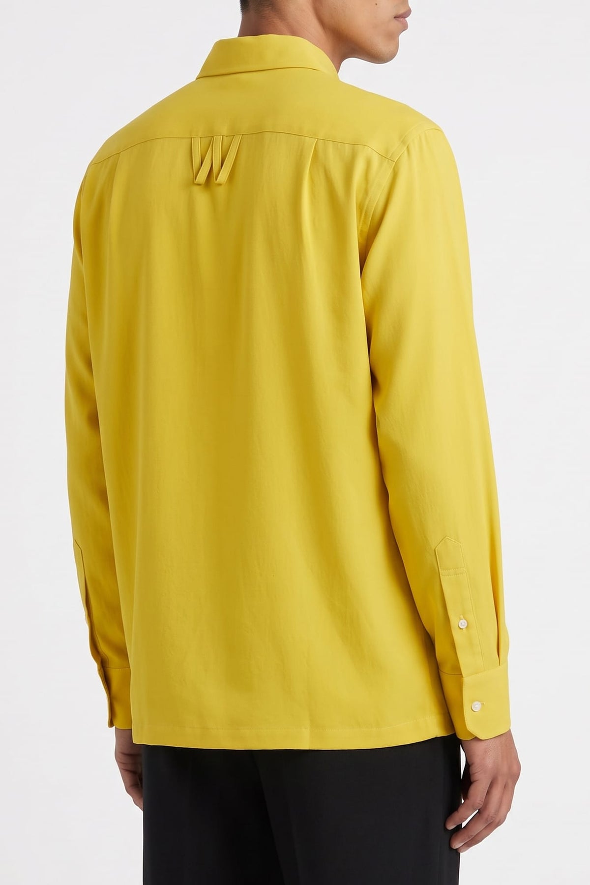 Willy Chavarria Woolen Button up Shirt back