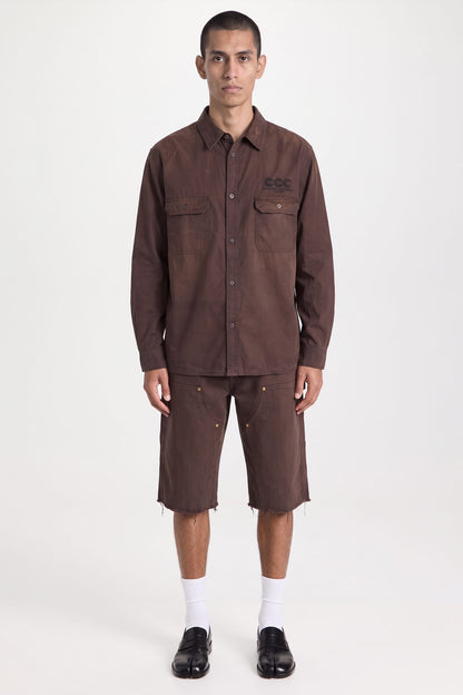 Willy Chavarria Workwear Corcoran Overshirt full look