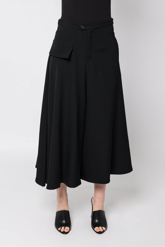 Yohji Yamamoto R Layered Pants front