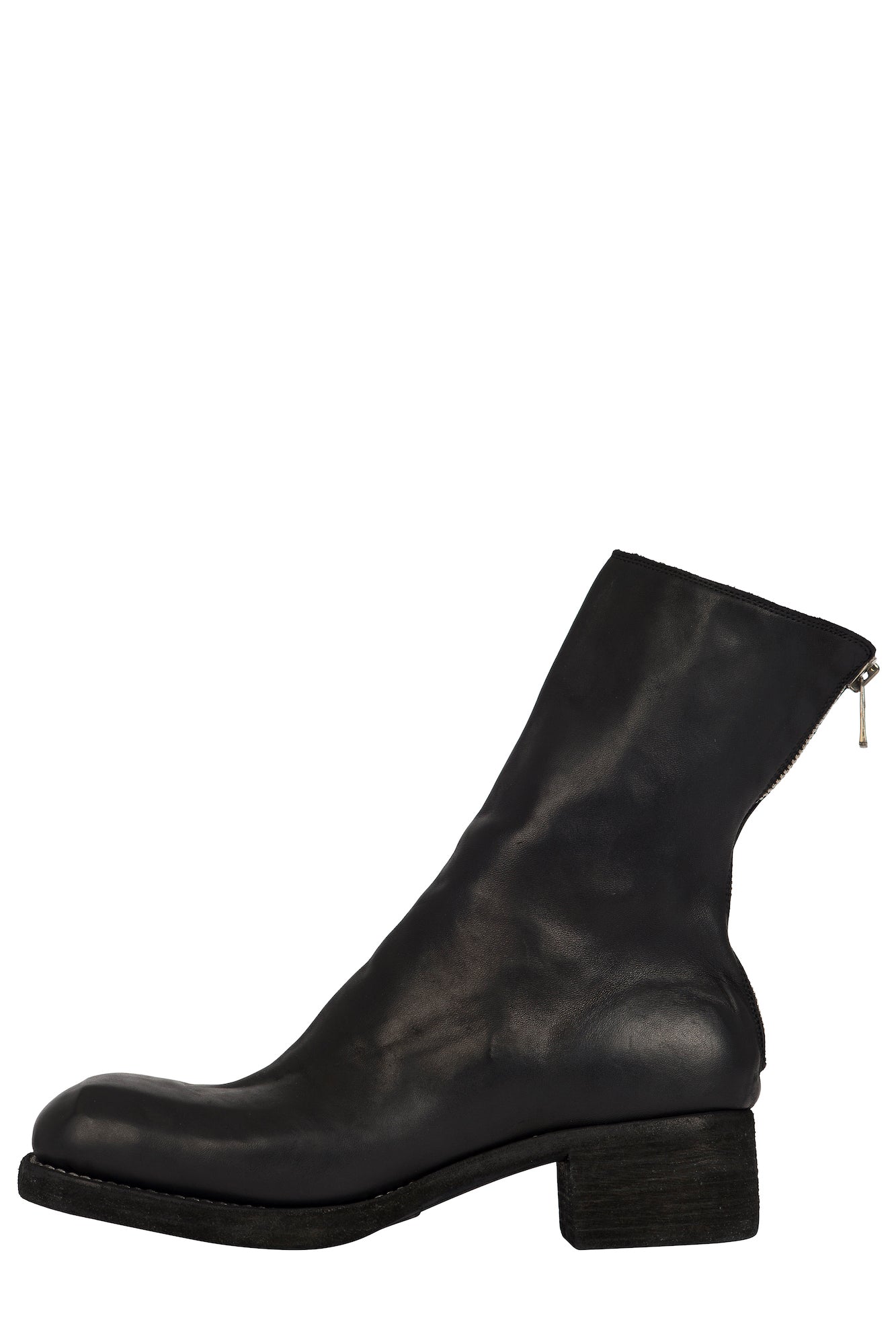 Guidi Square Toe Back Zip Boot