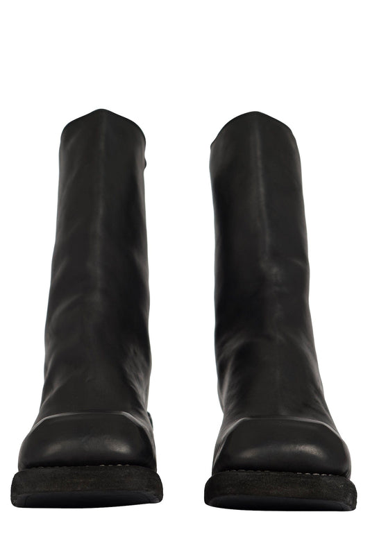 Guidi Square Toe Back Zip Boot front