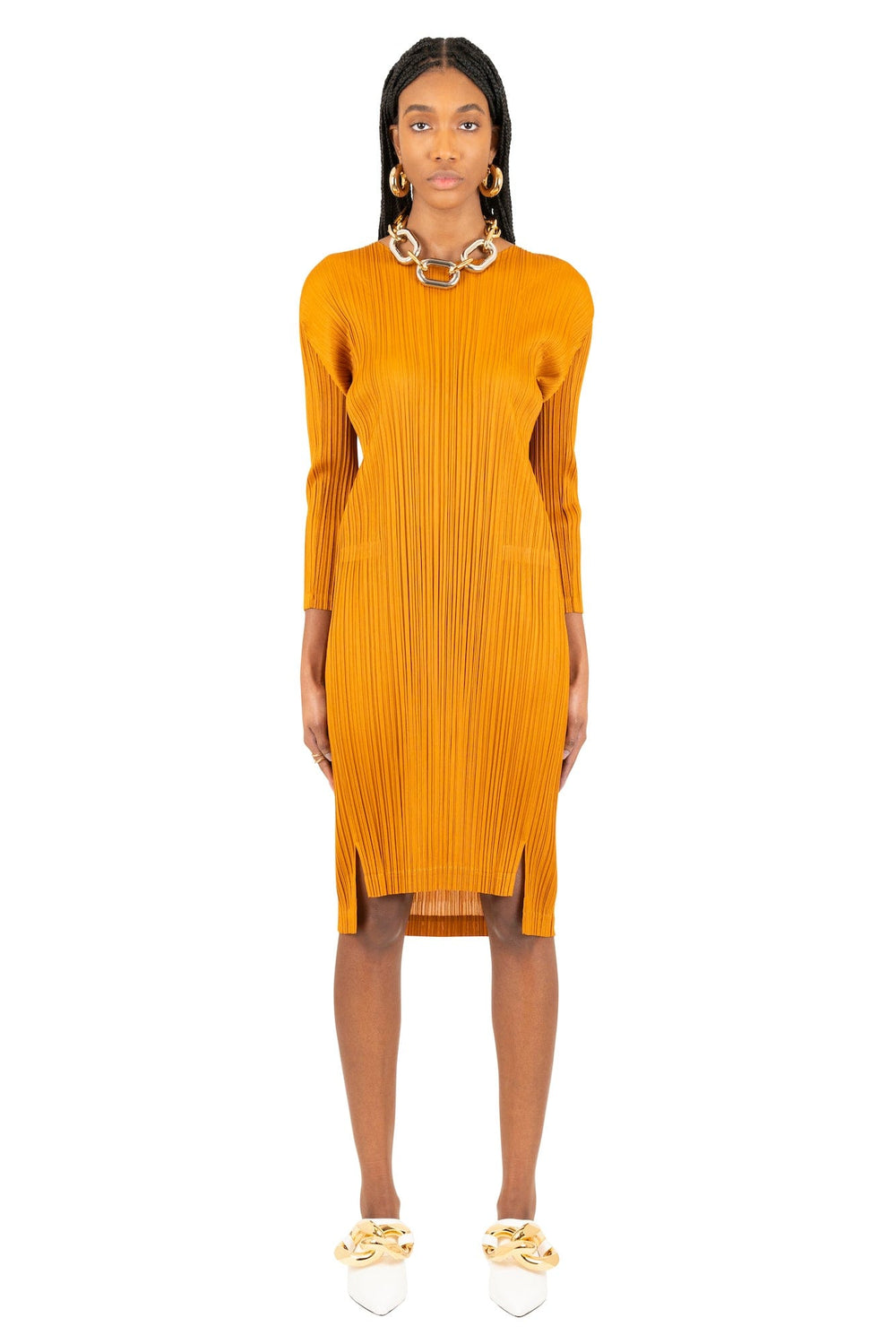 Pleats Please Issey Miyake Pleated Dress