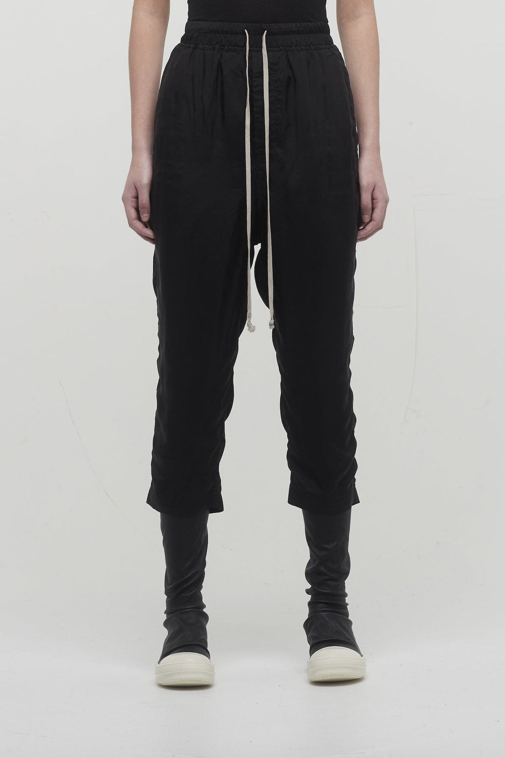 パンツ Rick Owens/drawstrings astaire cropped
